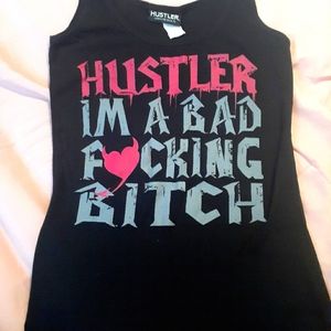 Nwot hustler bad bitch tank top